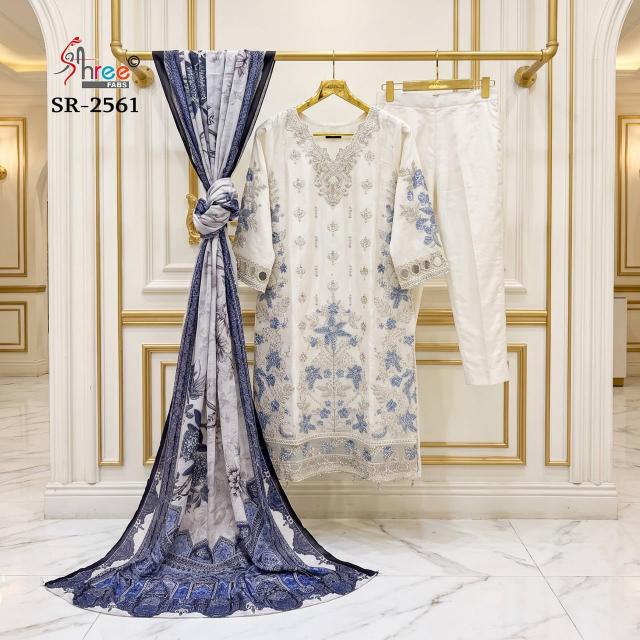 Shree Fabs 2561 catalog wholesale market for pakistani suits in hyderabad - Sanvari Fashion