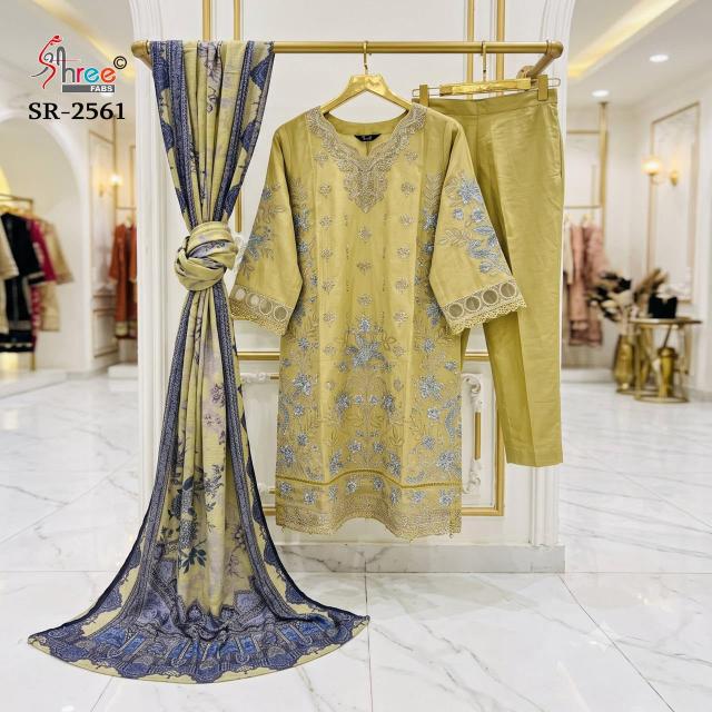 Shree Fabs 2561 catalog wholesale market for pakistani suits in hyderabad - Sanvari Fashion