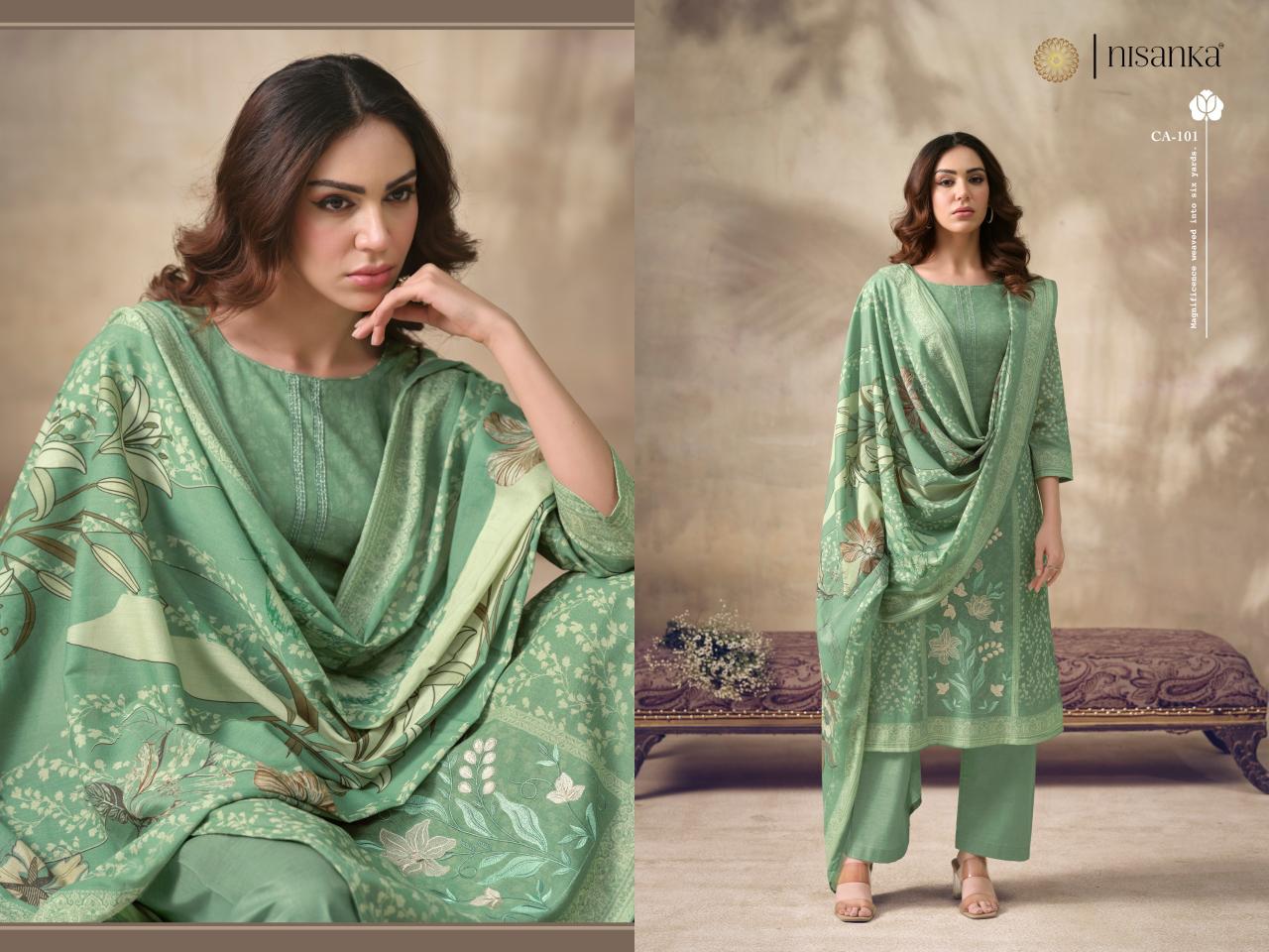 The Hermitage Shop Cashmere vol 7 catalog wholesale salwar kameez - Sanvari Fashion