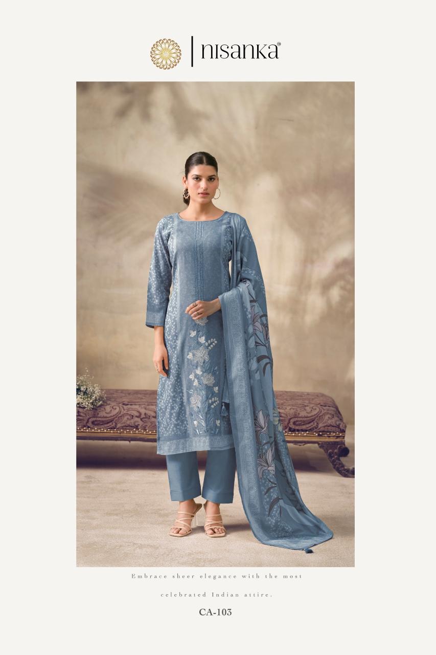 The Hermitage Shop Cashmere vol 7 catalog wholesale salwar kameez - Sanvari Fashion