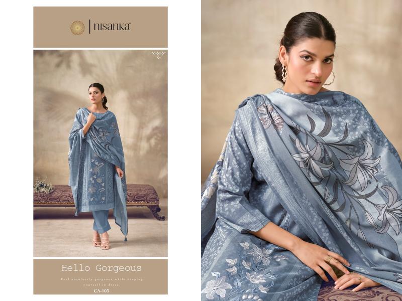 The Hermitage Shop Cashmere vol 7 catalog wholesale salwar kameez - Sanvari Fashion