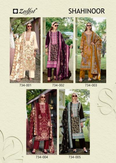 Zulfat Shahinoor catalog wholesale online shopping dress material - Sanvari Fashion
