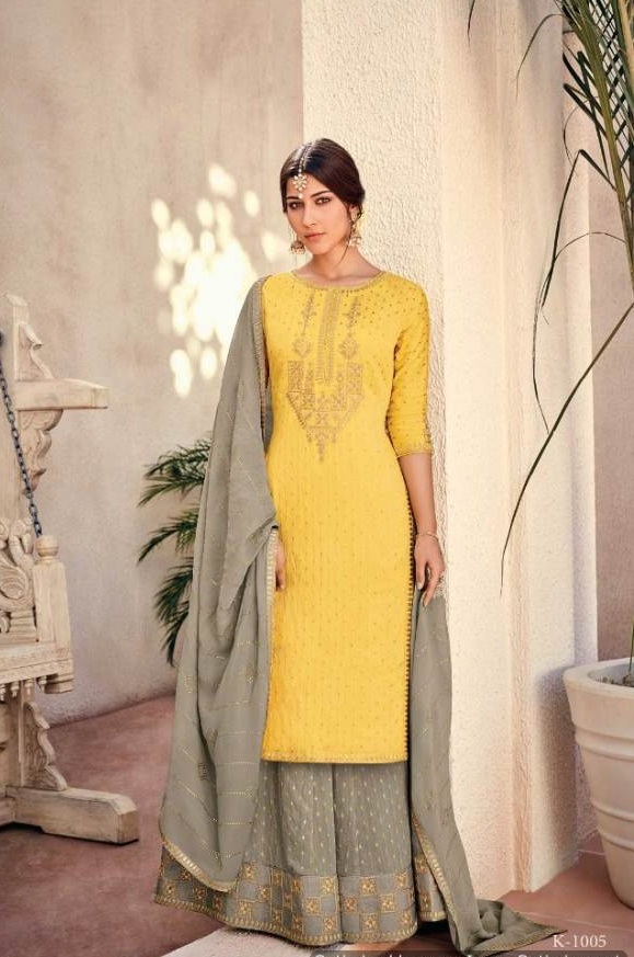 Kimora Vol 10 Pure Silk With Heavy Embroidery Salwar Suits Collection
