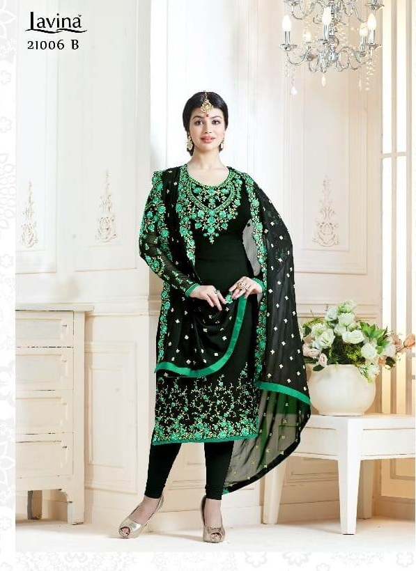 New Designer Salwar Suits Lavina 21002 A Collection 