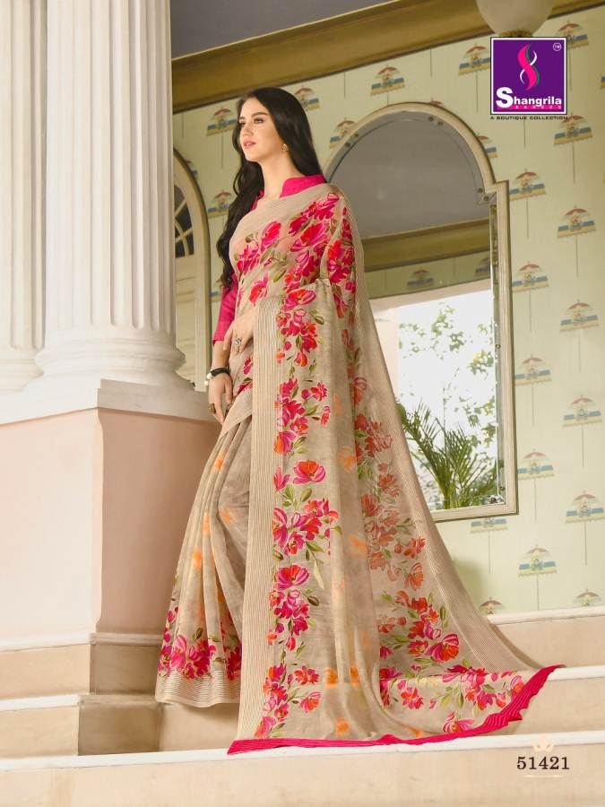 Shangrila Present Jaipuri Linen Vol 2 Party Wear Linen Sarees Collection