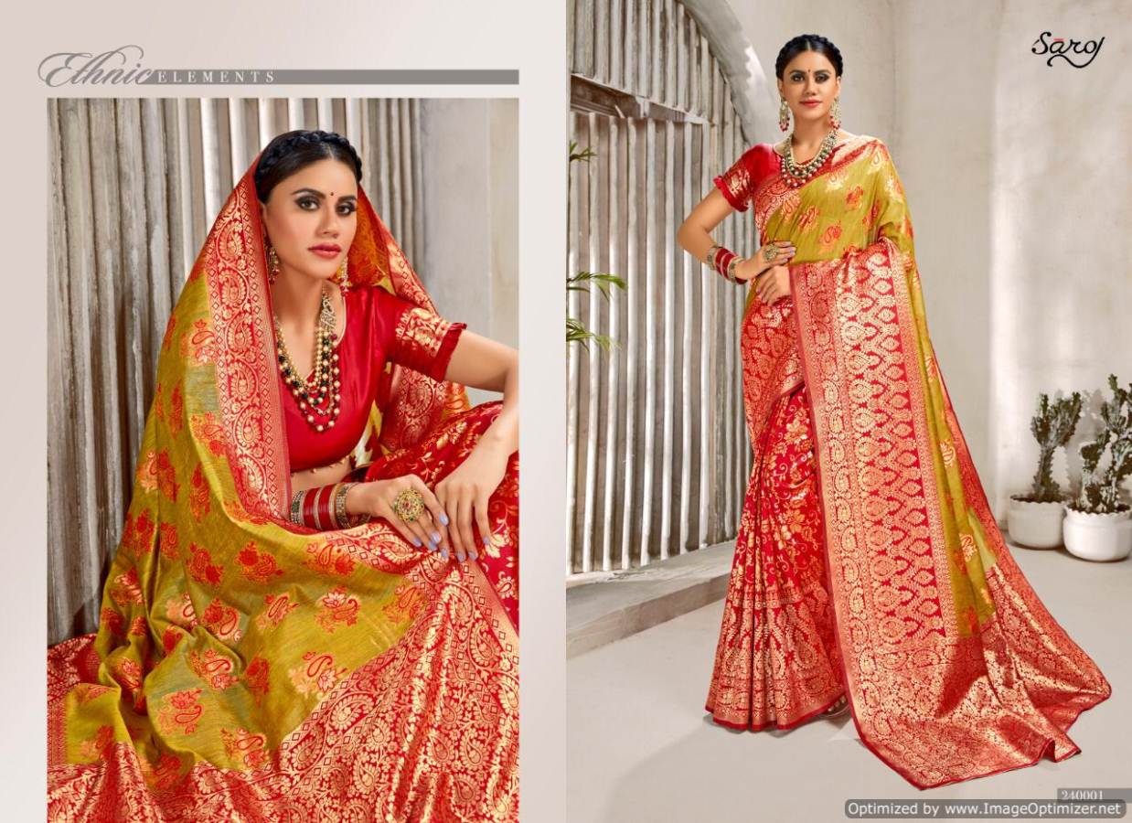Vaibhavi By Saroj Banarasi Silk Designer Sarees Collection